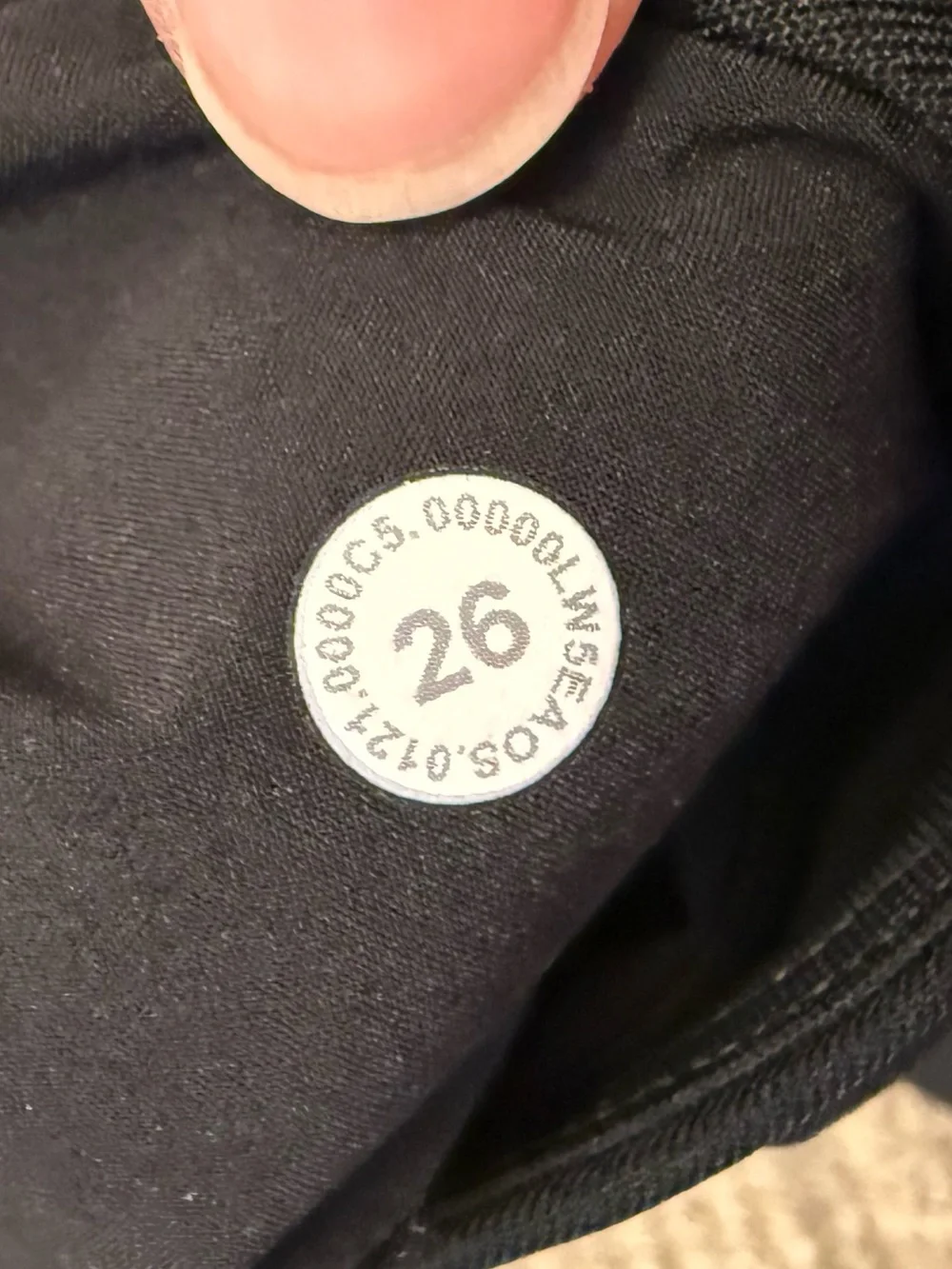 Lululemon ABC Warpstreme 7/8 Jogger Size 26